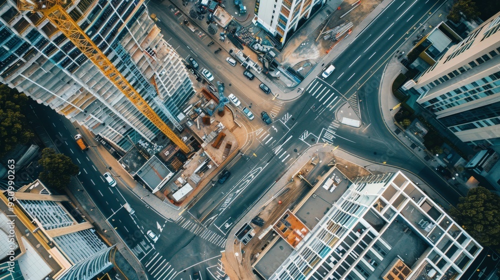 Fototapeta premium How real estate developers navigate public infrastructure challenges in development.