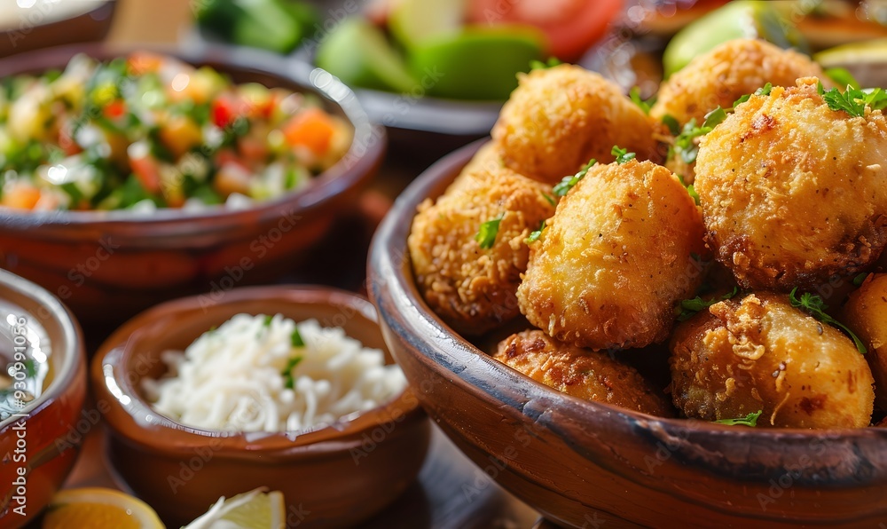 Fried cassava. Cassava, traditional Brazilian food. Fried cassava. Cassava, traditional Brazilian food.