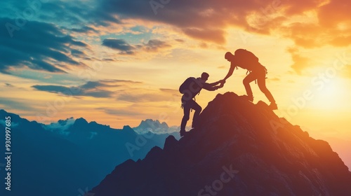 Helping Hand on a Mountaintop