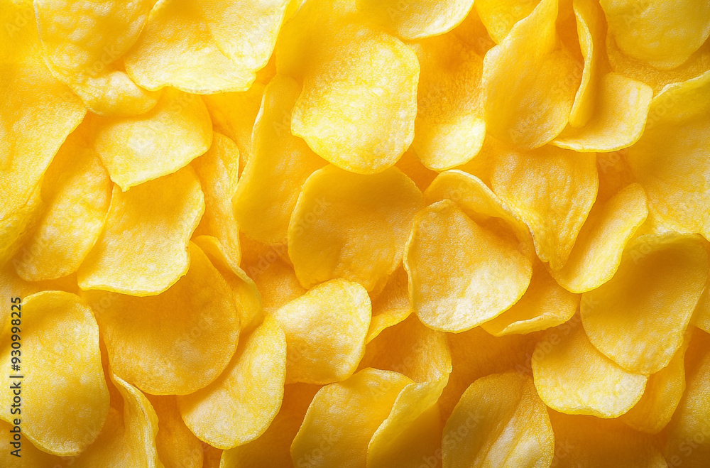 Close-up of yellow potato chips
Close-up of yellow potato chips