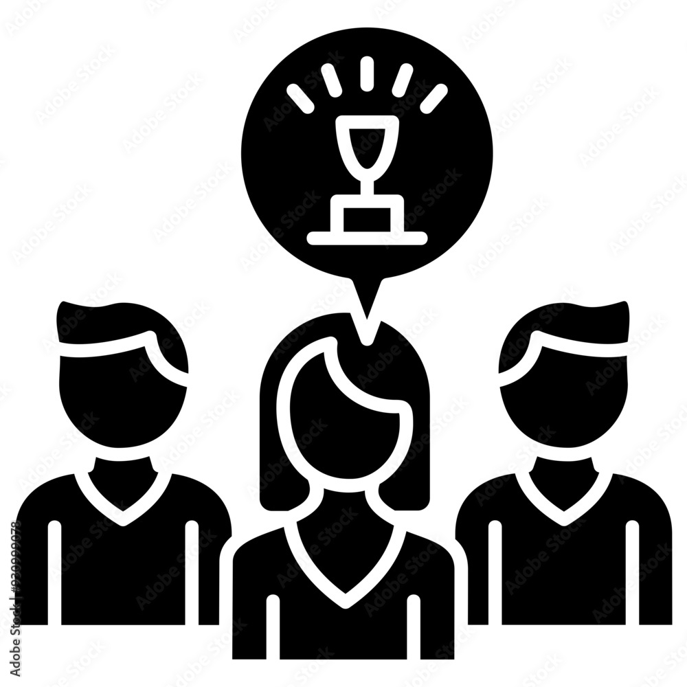 Obraz premium Leadership Icon