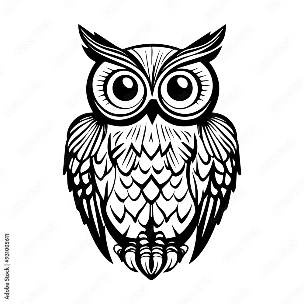 Fototapeta premium black and white animal vector types of animals about animals