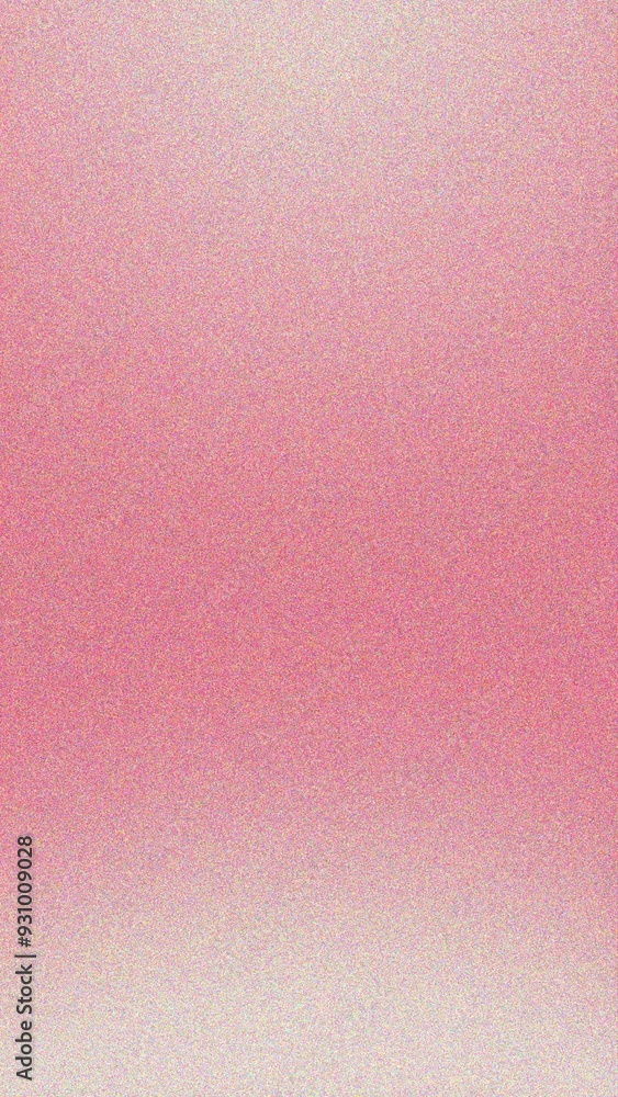 Fototapeta premium Glowing abstract gradient shape on pink grainy background minimal header cover poster design copy space