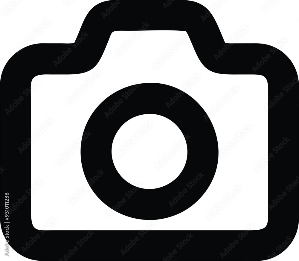 a camera icon on a white background a camera icon on a white background