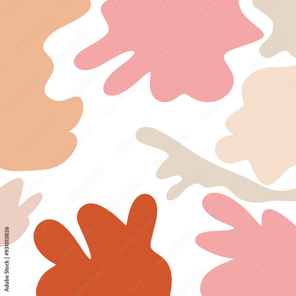 Neutral Abstract Shapes Background Neutral Abstract Shapes Background