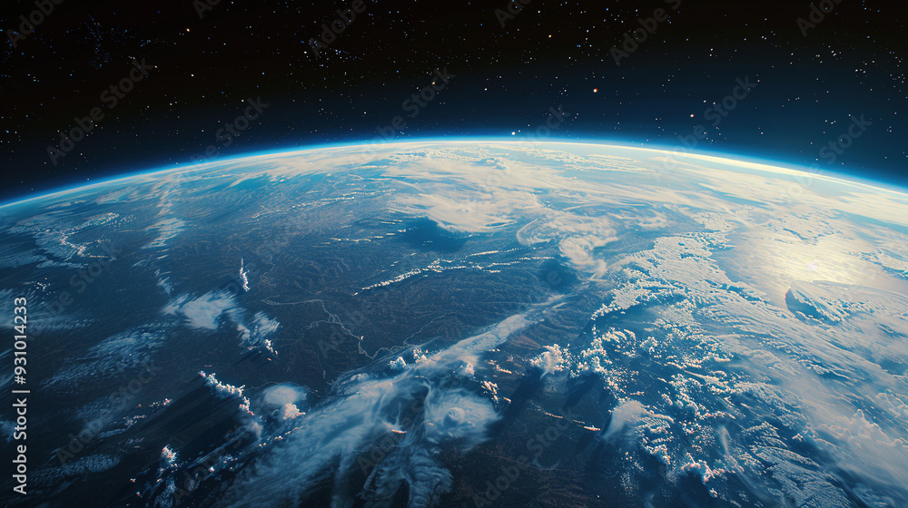 Obraz premium Stunning Views of Earth from Space