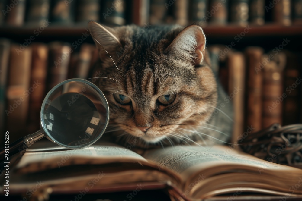 Feline Inspector on the Case Feline Inspector on the Case
