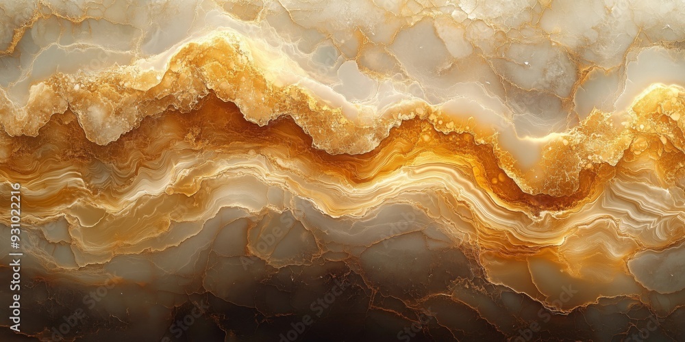 Elegant Sepia Marbling on Ceramic Surface, generative ai Elegant Sepia Marbling on Ceramic Surface, generative ai