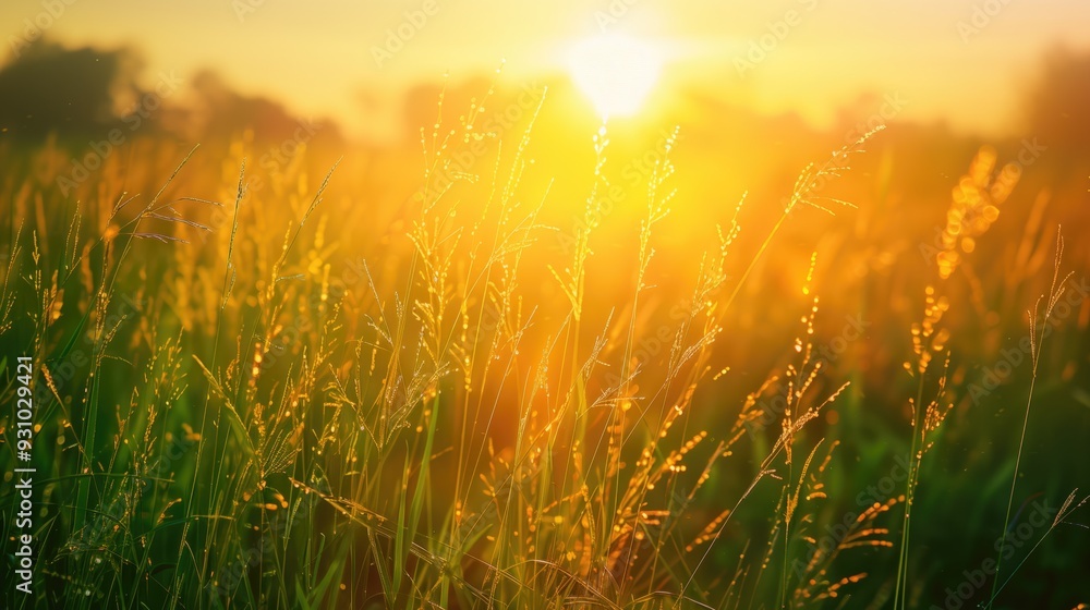 Fototapeta premium Free good morning scene wallpaper background photo