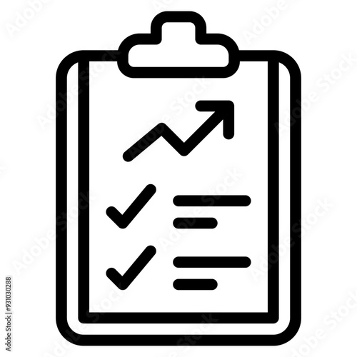 Report Business management icon illustration 