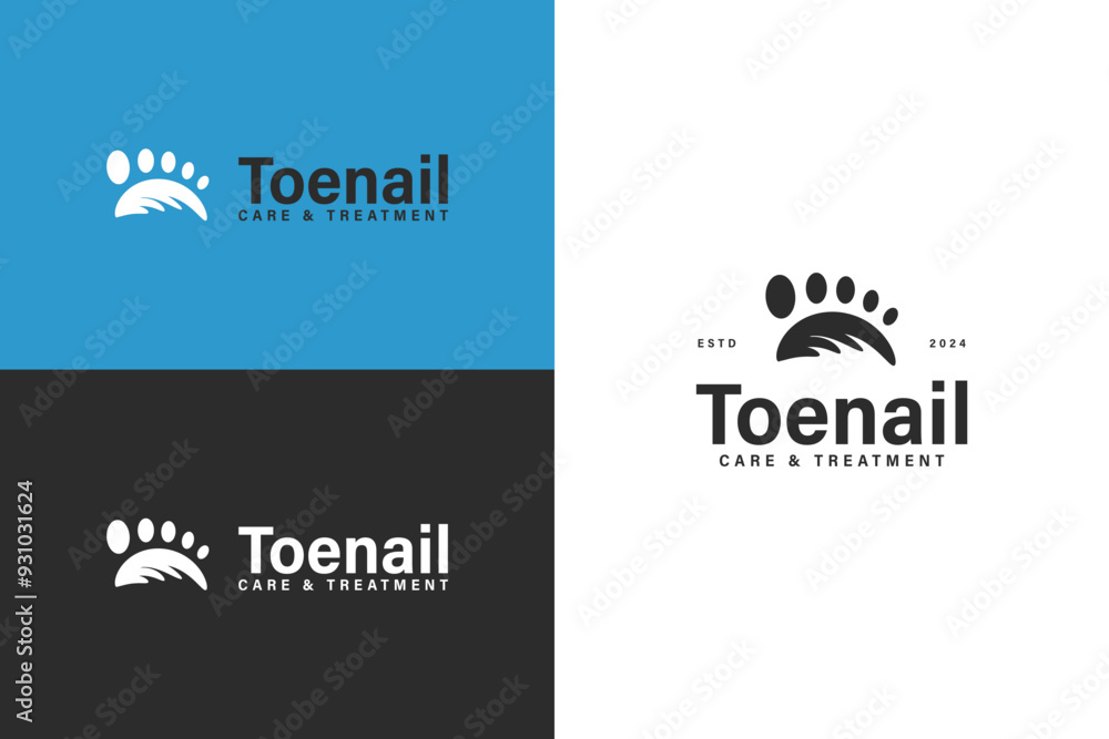silhouette toenail care and treatment iconic logo vector design template. modern vintage toenail logo design vector ideas isolated on white background. silhouette toenail care and treatment iconic logo vector design template. modern vintage toenail logo design vector ideas isolated on white background.