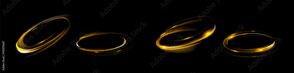 White shiny sparks spiral wave. A curved bright line of speed is spinning. Shiny wavy path. Rotating dynamic neon circle. Magical golden swirl with highlights. White shiny sparks spiral wave. A curved bright line of speed is spinning. Shiny wavy path. Rotating dynamic neon circle. Magical golden swirl with highlights.