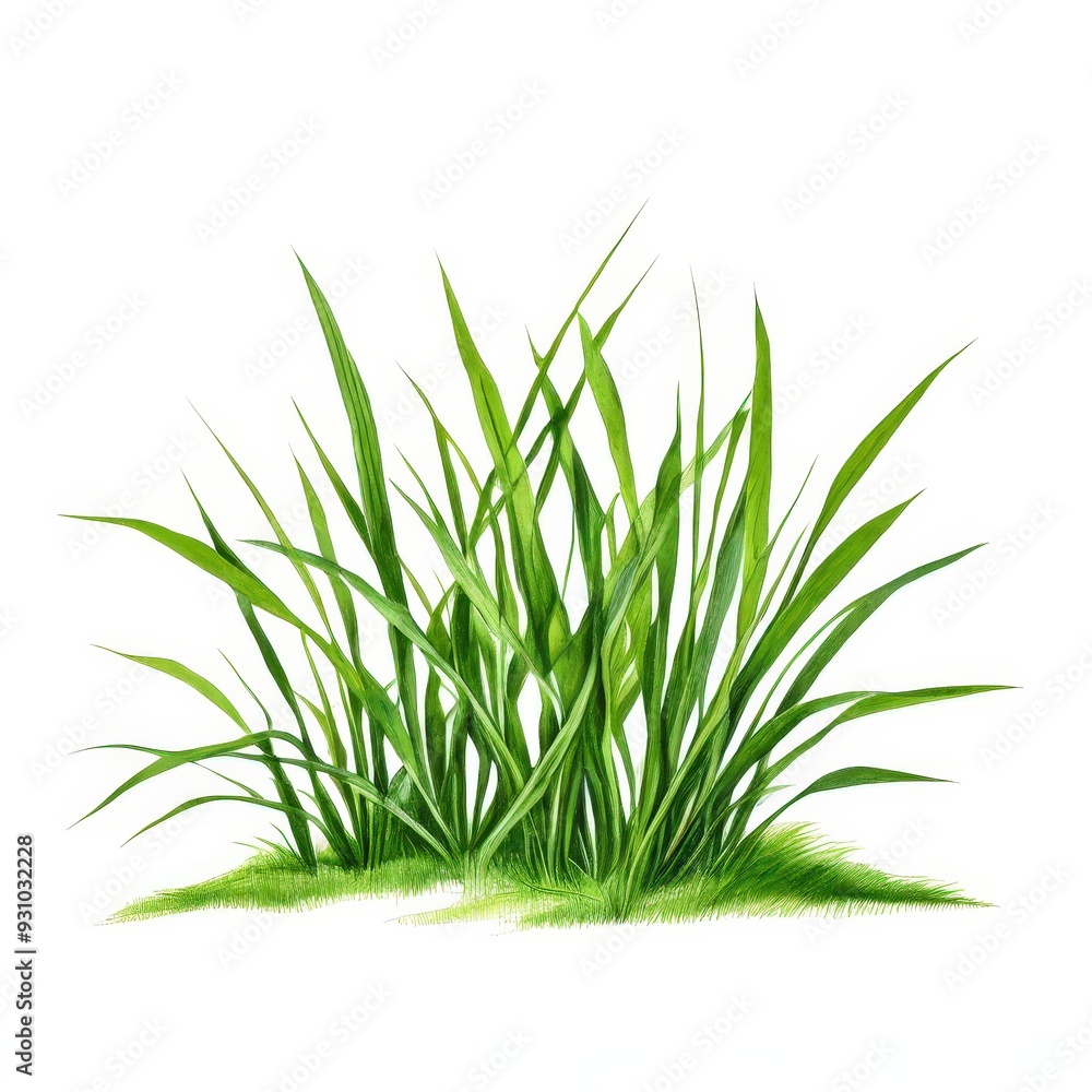 Fototapeta premium the AI Image Generator, resolution image of fresh green grass with