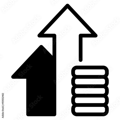 Profit Business management icon illustration 