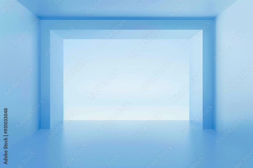Fototapeta premium Abstract light blue background wallpaper template