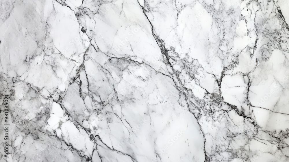 Obraz premium white carrara statuario marble texture background, calacatta glossy marble with grey streaks, satvario tiles, banco superwhite, ittalian blanco catedra stone texture for digital wall and floor, ai