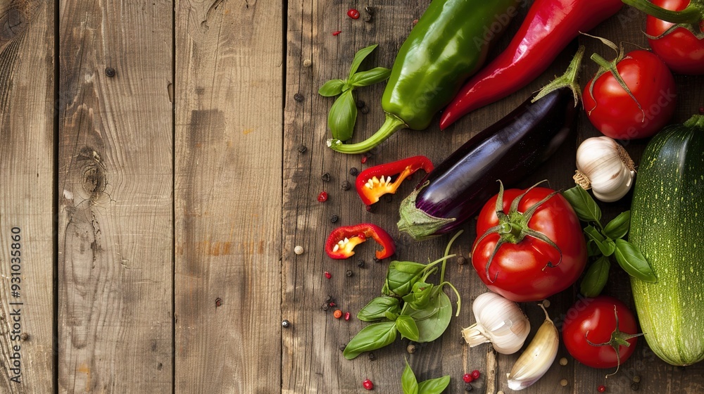 Variety of Fresh Colorful Vegetables Studio Image Variety of Fresh Colorful Vegetables Studio Image
