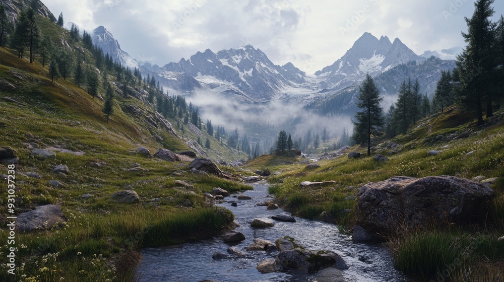 Majestic Mountain Serenity Majestic Mountain Serenity