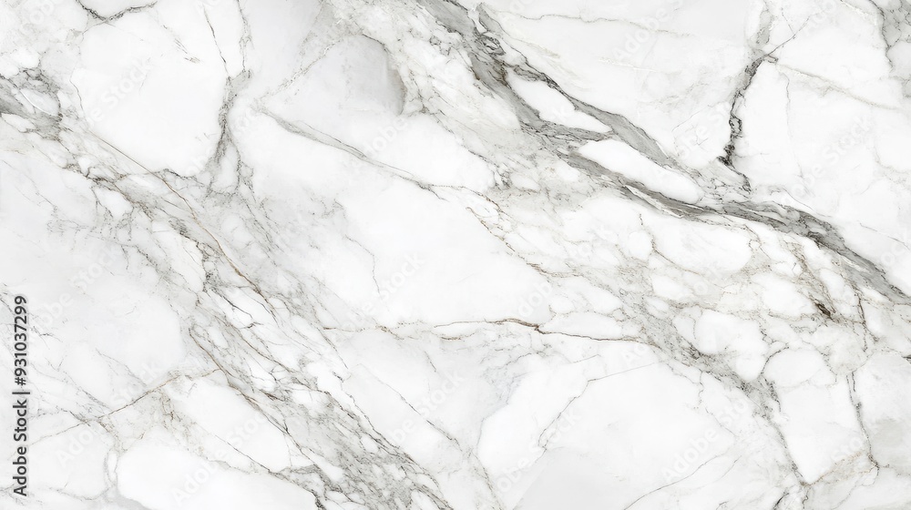 Fototapeta premium white carrara statuario marble texture background, calacatta glossy marble with grey streaks, satvario tiles, banco superwhite, ittalian blanco catedra stone texture for digital wall and floor, ai