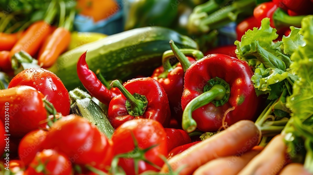 Variety of Fresh Colorful Vegetables Studio Image Variety of Fresh Colorful Vegetables Studio Image