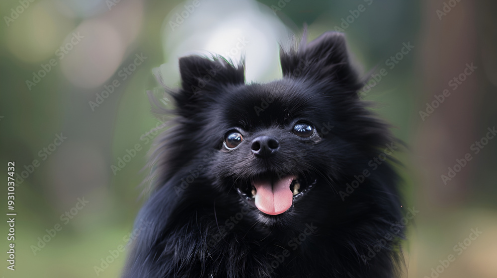 A closeup shot of a black Pomeranian dog tongue out wearing a cute bow ,Cute small doggy on grass ,Long haired chihuahua breed ,Portrait of Beautiful papillon dog lying A closeup shot of a black Pomeranian dog tongue out wearing a cute bow ,Cute small doggy on grass ,Long haired chihuahua breed ,Portrait of Beautiful papillon dog lying
