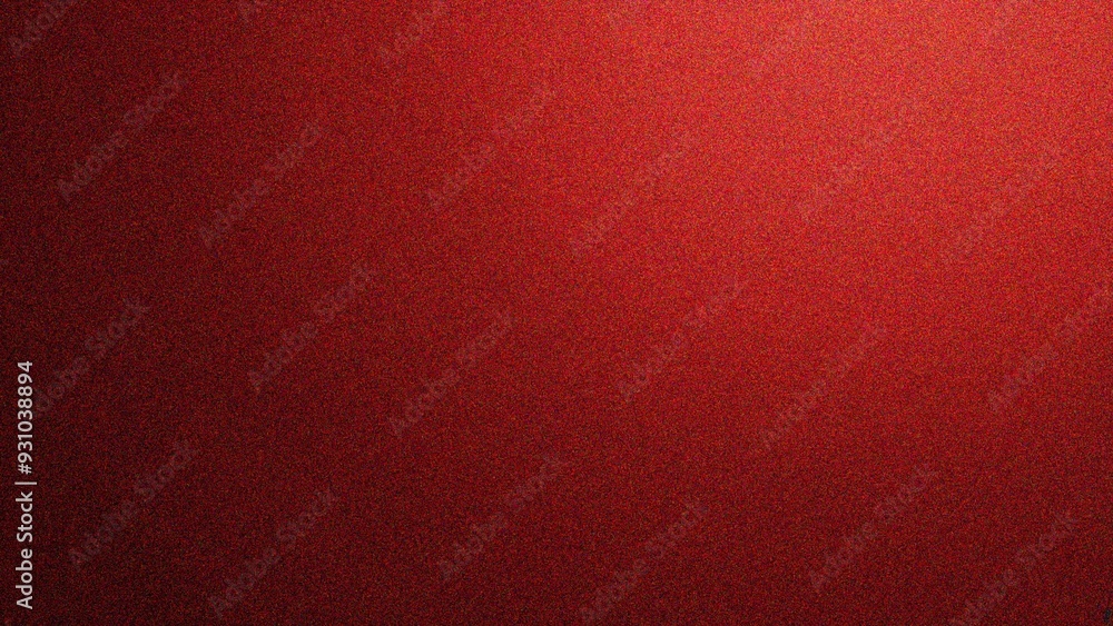 Fototapeta premium Red grainy color gradient background, vibrant poster noise texture banner, cover header backdrop design