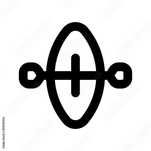 canoe line icon