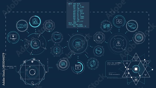 Infographics about AI-powered workflow automation in animated schema.