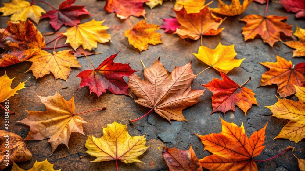 Autumn leaves scattered on the ground , fall, foliage, orange, red, yellow, seasonal, nature, texture, autumnal Autumn leaves scattered on the ground , fall, foliage, orange, red, yellow, seasonal, nature, texture, autumnal