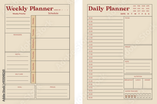 Daily & Weekly Planner