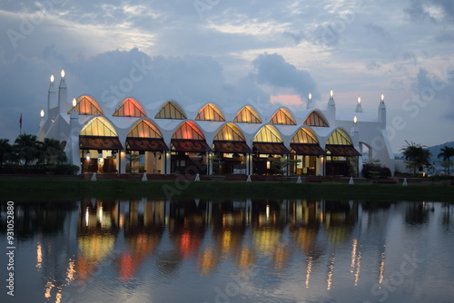 Unique shop building at Langkawi, Malaysia