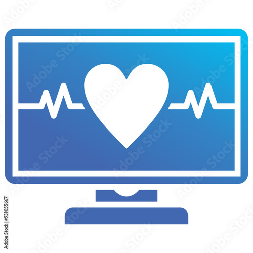 Ecg Monitor Icon