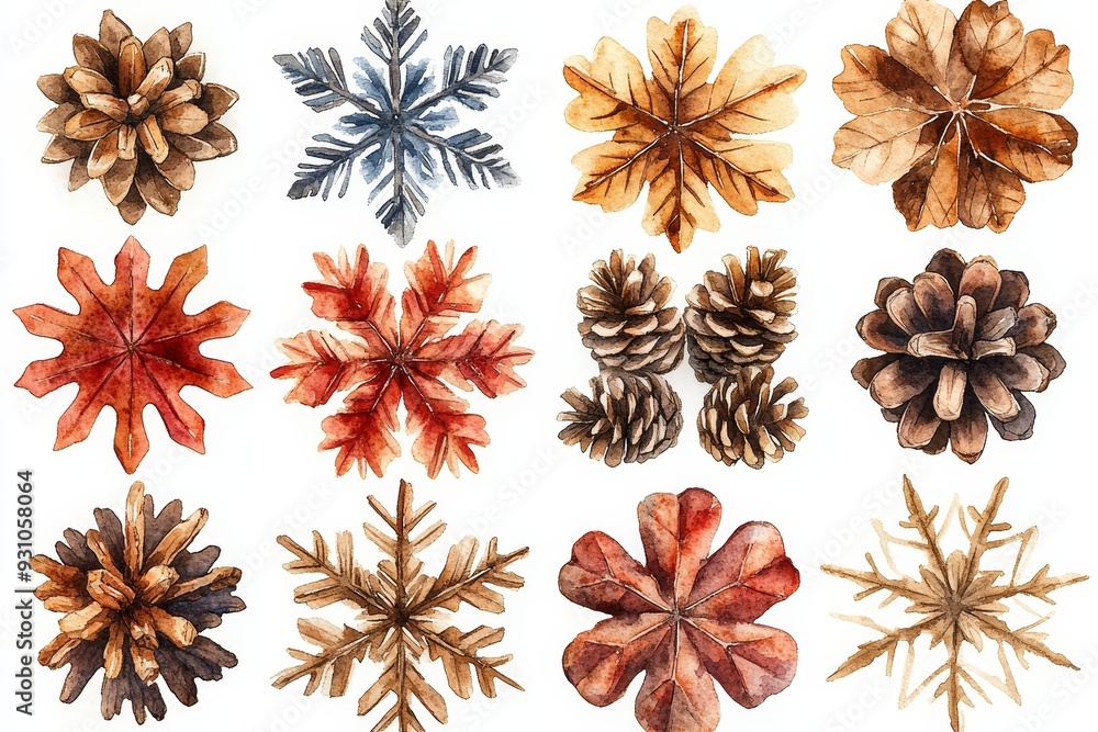 Boho Christmas snowflakes made of wood and natural 730 anise, star, pattern, christmas, snowflake, vector, spice, star anise, food, illustration, seamless, flower, decoration, snow, winter, set, anise Boho Christmas snowflakes made of wood and natural 730 anise, star, pattern, christmas, snowflake, vector, spice, star anise, food, illustration, seamless, flower, decoration, snow, winter, set, anise