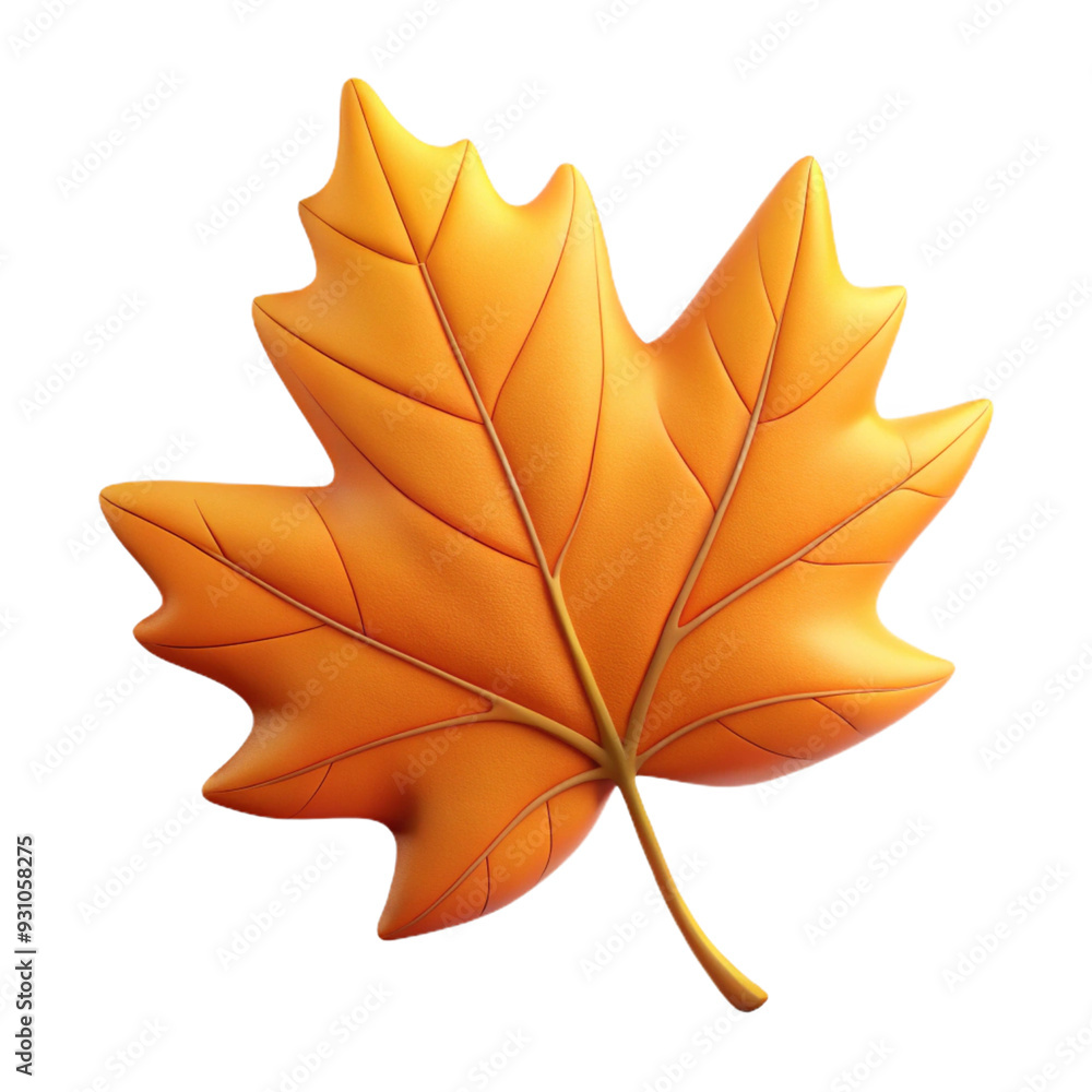 Obraz premium maple leaf isolated on white