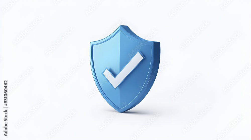 cartoon 3d Icon safety shield check mark perspective . Blue symbol security safety icon. Checkmark in minimalistic style. 3d vector illustration. white background cartoon 3d Icon safety shield check mark perspective . Blue symbol security safety icon. Checkmark in minimalistic style. 3d vector illustration. white background