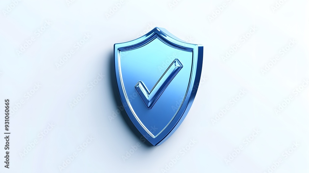 cartoon 3d Icon safety shield check mark perspective . Blue symbol security safety icon. Checkmark in minimalistic style. 3d vector illustration. white background cartoon 3d Icon safety shield check mark perspective . Blue symbol security safety icon. Checkmark in minimalistic style. 3d vector illustration. white background