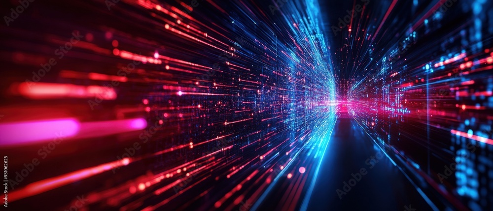 Dynamic abstract background featuring vibrant lights and streaks, symbolizing speed, technology, and futurism. Dynamic abstract background featuring vibrant lights and streaks, symbolizing speed, technology, and futurism.