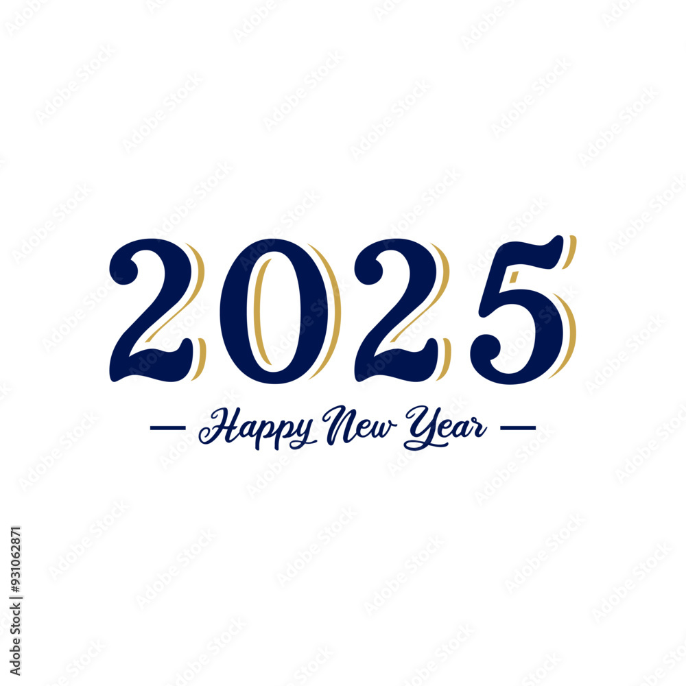 2025 design element vector with creative modern idea concept 2025 design element vector with creative modern idea concept
