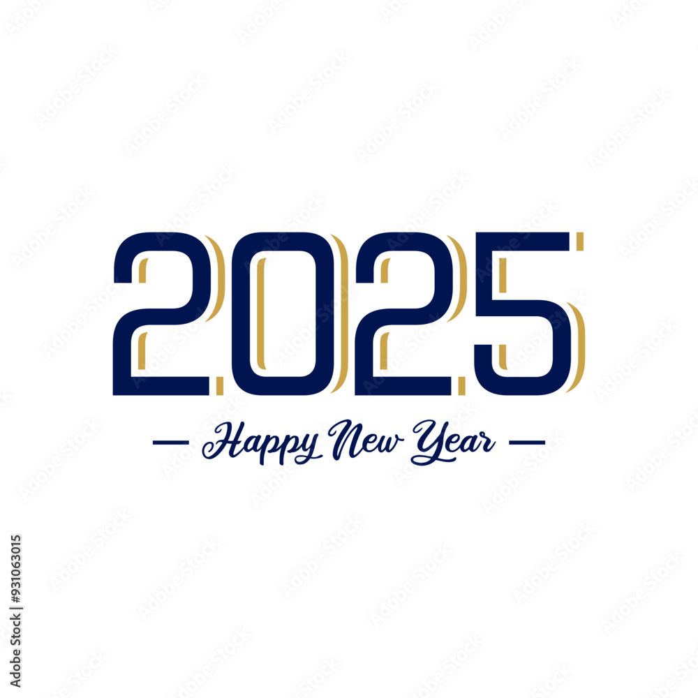 2025 design element vector with creative modern idea concept 2025 design element vector with creative modern idea concept