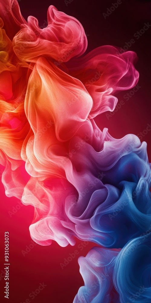 Vibrant abstract smoke in red and blue hues, creating a mesmerizing visual effect with flowing patterns and dynamic textures. Vibrant abstract smoke in red and blue hues, creating a mesmerizing visual effect with flowing patterns and dynamic textures.