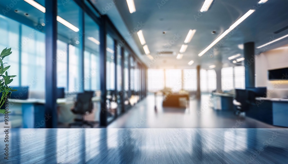 Blurred empty open space office. Abstract light bokeh at office interior background
Blurred empty open space office. Abstract light bokeh at office interior background