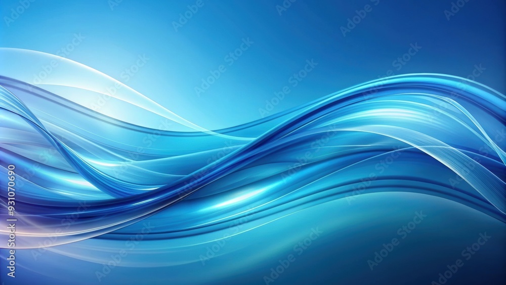 Abstract blue wave background with flowing lines and curves, blue, abstract, wave, background, flowing, lines, curves, design, pattern Abstract blue wave background with flowing lines and curves, blue, abstract, wave, background, flowing, lines, curves, design, pattern