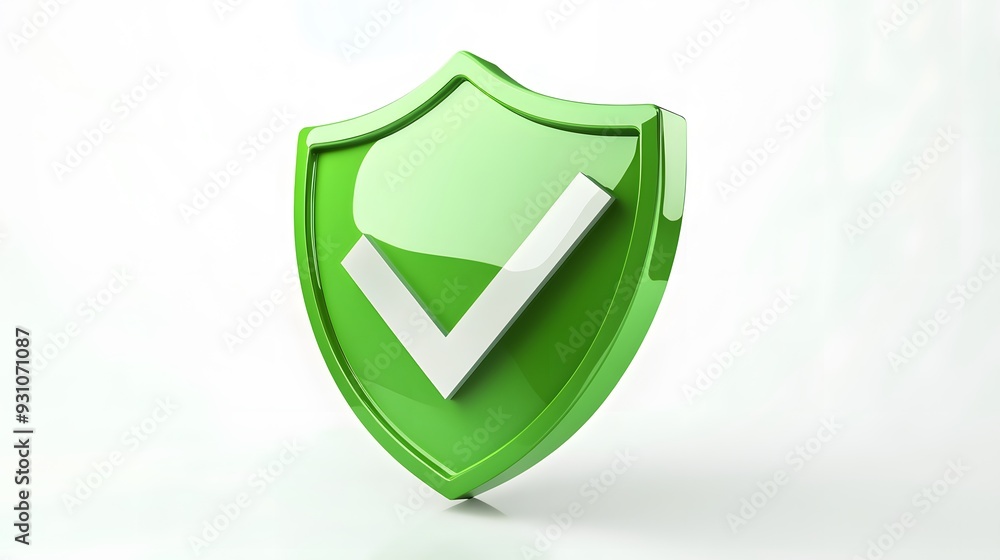 cartoon 3d Icon safety shield check mark perspective . green symbol security safety icon. Checkmark in minimalistic style. 3d vector illustration. white background
cartoon 3d Icon safety shield check mark perspective . green symbol security safety icon. Checkmark in minimalistic style. 3d vector illustration. white background