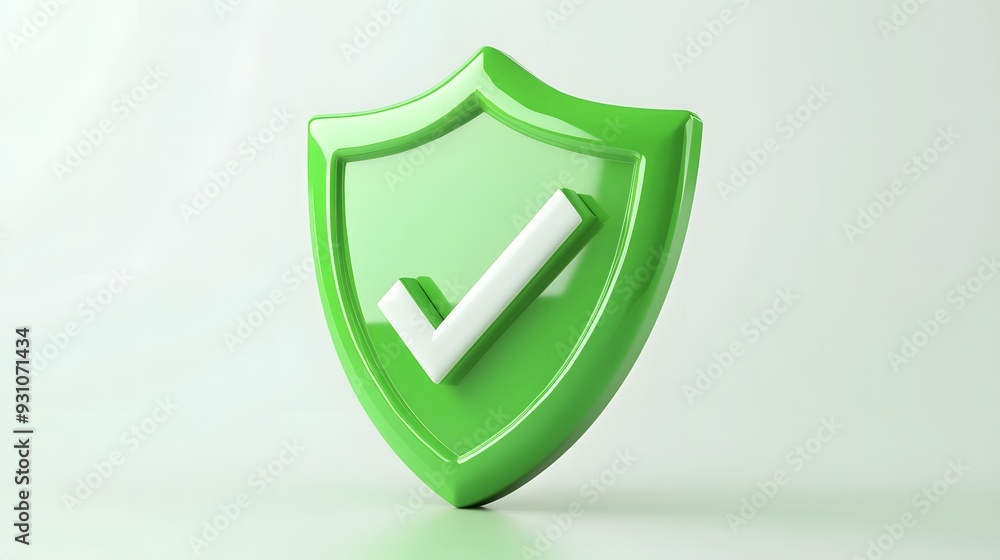 cartoon 3d Icon safety shield check mark perspective . green symbol security safety icon. Checkmark in minimalistic style. 3d vector illustration. white background
cartoon 3d Icon safety shield check mark perspective . green symbol security safety icon. Checkmark in minimalistic style. 3d vector illustration. white background