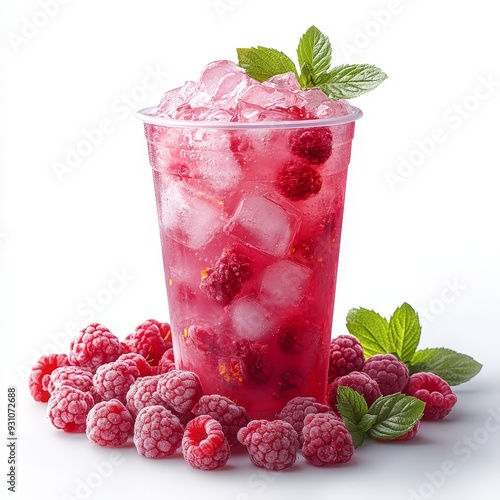 Clear plastic cup filled with raspberry lemonade i 413 fruit, strawberry, drink, food, glass, smoothie, berry, cocktail, fresh, dessert, milk, milkshake, yogurt, healthy, sweet, raspberry, breakfast, 