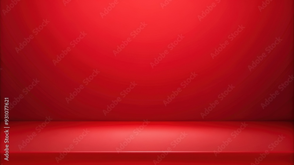 Abstract red studio background with a minimalistic aesthetic for product presentation, red, abstract, studio