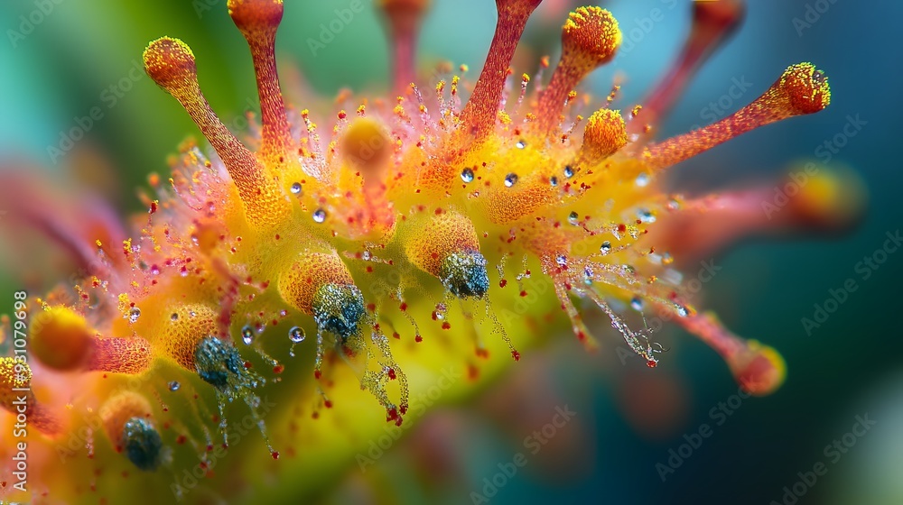 custom made wallpaper toronto digital68. A close-up of a dangerous, toxic plant with vibrant but hazardous colors