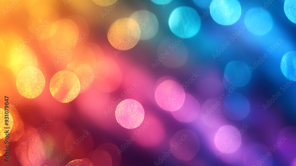 Fototapeta premium Ethereal Rainbow Light Refraction Texture with Abstract Patterns and Copy Space