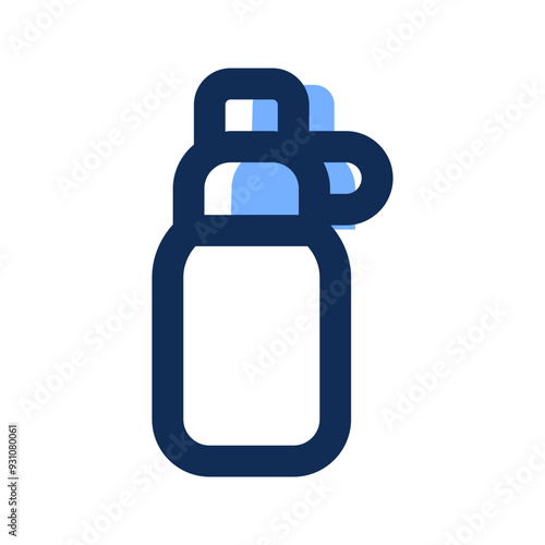 bottle filled line icon