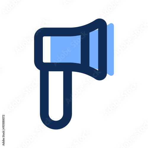 axe filled line icon